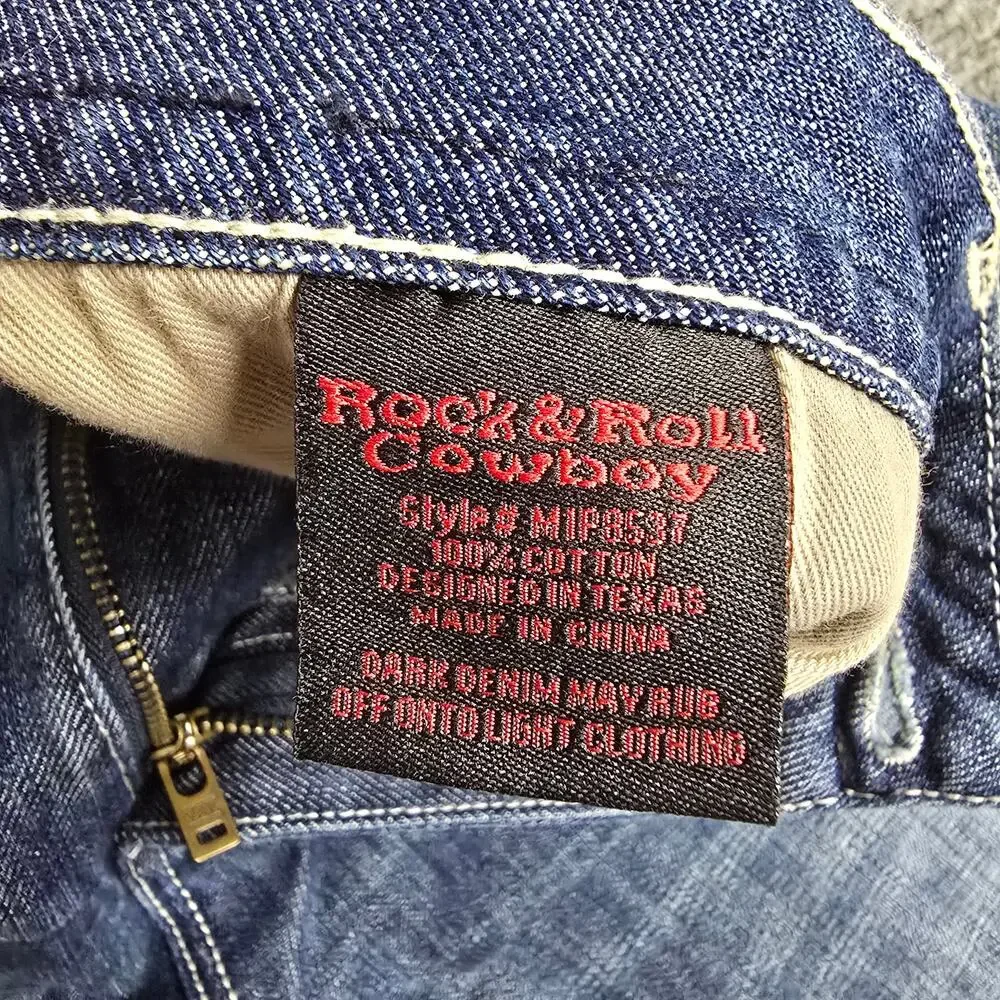 Rock & Roll Cowboy Pistol Jeans Mens 40x32 NWT Regular Straight Leg Western